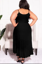 Load image into Gallery viewer, Curvy Girl Black High Low Ruffle Dress
