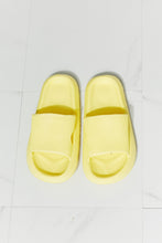 Load image into Gallery viewer, MMShoes Arms Around Me Open Toe Slide in Yellow
