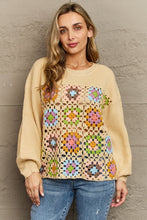 Load image into Gallery viewer, HEYSON More To Come Crochet Sweater Pullover
